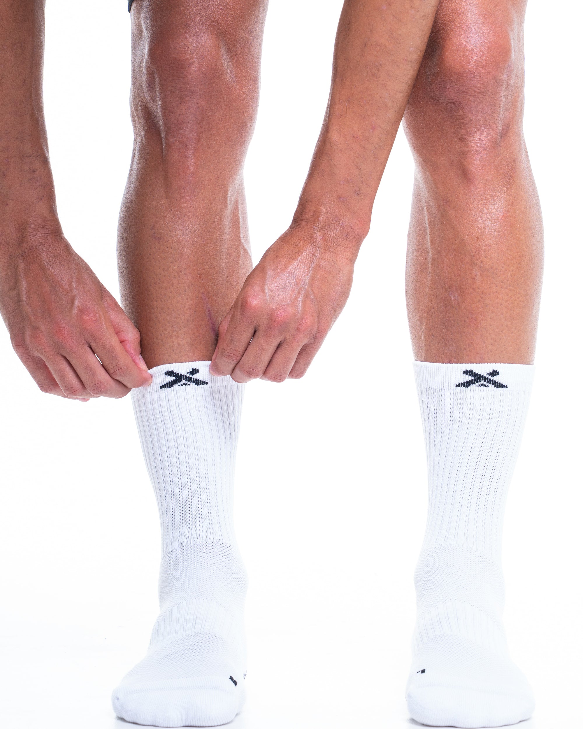 Dettaglio della vestibilità e del bordo della calza SOXPro Classic